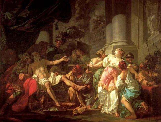 The Death of Seneca, Jacques-Louis  David
